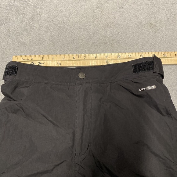 The North Face Freedom Insulated Pants Boys Medium Black Youth Snow Ski Dryvent - Picture 9 of 9